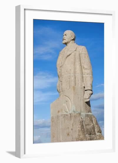 Lenin Statue, Siberian City of Anadyr, Chukotka Province, Russian Far East, Russia, Eurasia-Gabrielle and Michel Therin-Weise-Framed Photographic Print