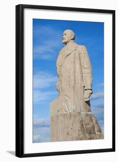 Lenin Statue, Siberian City of Anadyr, Chukotka Province, Russian Far East, Russia, Eurasia-Gabrielle and Michel Therin-Weise-Framed Photographic Print