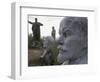 Lenin Statues, Semey, Kazakhstan-Ian Trower-Framed Photographic Print