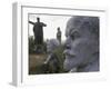 Lenin Statues, Semey, Kazakhstan-Ian Trower-Framed Photographic Print