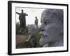 Lenin Statues, Semey, Kazakhstan-Ian Trower-Framed Photographic Print