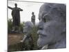 Lenin Statues, Semey, Kazakhstan-Ian Trower-Mounted Photographic Print