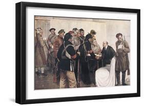 Lenin, Vladimir Ilich Ulyanov (1870-1924)-null-Framed Art Print