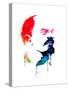 Lenin Watercolor-Lora Feldman-Stretched Canvas