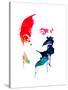 Lenin Watercolor-Lora Feldman-Stretched Canvas