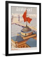 Leningrad Travel Poster-B. Zelensky-Framed Giclee Print