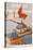 Leningrad Travel Poster-B. Zelensky-Stretched Canvas