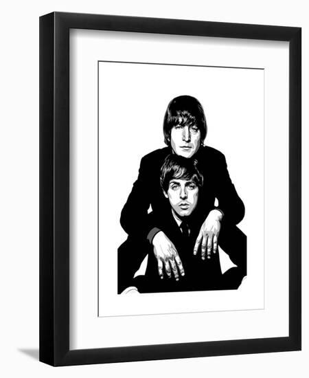 Lennon and McCartney-Emily Gray-Framed Giclee Print