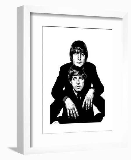 Lennon and McCartney-Emily Gray-Framed Giclee Print