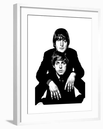 Lennon and McCartney-Emily Gray-Framed Premium Giclee Print