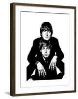 Lennon and McCartney-Emily Gray-Framed Giclee Print