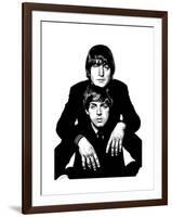 Lennon and McCartney-Emily Gray-Framed Giclee Print