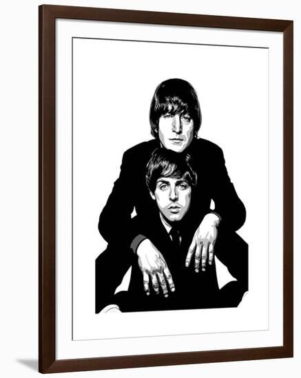Lennon and McCartney-Emily Gray-Framed Giclee Print