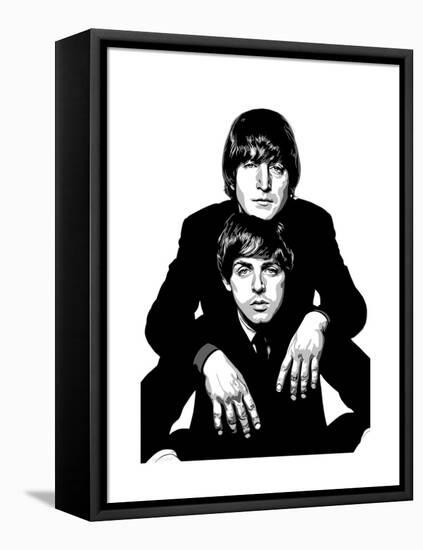 Lennon and McCartney-Emily Gray-Framed Stretched Canvas