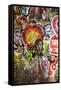 Lennon Wall, Prague-Mark Williamson-Framed Stretched Canvas