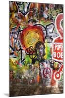 Lennon Wall, Prague-Mark Williamson-Mounted Photographic Print