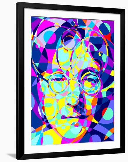 Lennon-Cristian Mielu-Framed Art Print