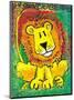 Lenny the Lion-Julia Hulme-Mounted Art Print