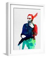 Lenny Watercolor-Lora Feldman-Framed Art Print