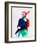 Lenny Watercolor-Lora Feldman-Framed Art Print