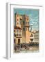 Lenormand Jumps from the Tower of the Montpellier Observatory, 1783, 19th Century-null-Framed Giclee Print