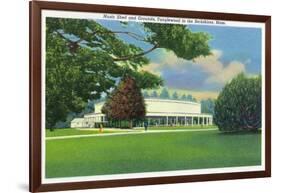 Lenox, Massachusetts - View of the Tanglewood Music Shed and Grounds-Lantern Press-Framed Art Print