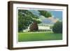 Lenox, Massachusetts - View of the Tanglewood Music Shed and Grounds-Lantern Press-Framed Art Print