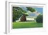 Lenox, Massachusetts - View of the Tanglewood Music Shed and Grounds-Lantern Press-Framed Art Print