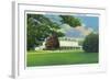 Lenox, Massachusetts - View of the Tanglewood Music Shed and Grounds-Lantern Press-Framed Art Print