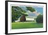 Lenox, Massachusetts - View of the Tanglewood Music Shed and Grounds-Lantern Press-Framed Art Print