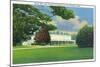 Lenox, Massachusetts - View of the Tanglewood Music Shed and Grounds-Lantern Press-Mounted Art Print