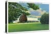 Lenox, Massachusetts - View of the Tanglewood Music Shed and Grounds-Lantern Press-Stretched Canvas