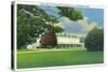 Lenox, Massachusetts - View of the Tanglewood Music Shed and Grounds-Lantern Press-Stretched Canvas
