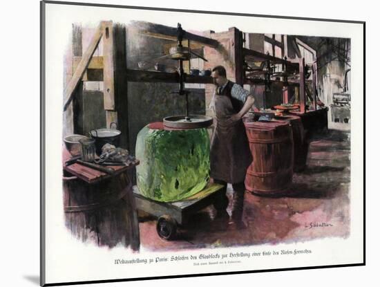 Lens Manufacture, Paris World Exposition, 1889-L Sabattier-Mounted Giclee Print