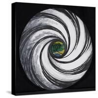Lense Swirl with Palm Tree, 2005-Carolyn Hubbard-Ford-Stretched Canvas