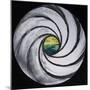 Lense Swirl with Sea and Clouds, 2005-Carolyn Hubbard-Ford-Mounted Giclee Print