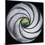 Lense Swirl with Sea and Clouds, 2005-Carolyn Hubbard-Ford-Mounted Giclee Print