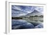 Lenticular Cloud Above Lion's Head on Signal Hill Reflected in Ocean, Camp's Bay, Cape Town-Kimberly Walker-Framed Photographic Print