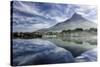 Lenticular Cloud Above Lion's Head on Signal Hill Reflected in Ocean, Camp's Bay, Cape Town-Kimberly Walker-Stretched Canvas