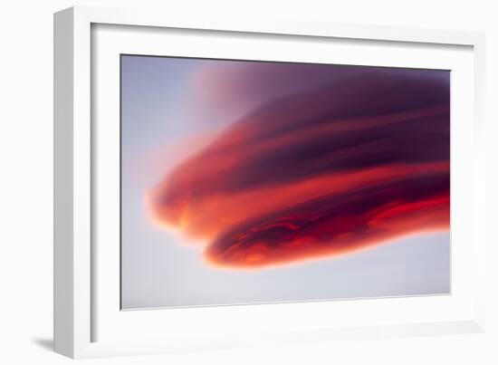 Lenticular Cloud at Sunset, Katmai National Park, Alaska-null-Framed Giclee Print