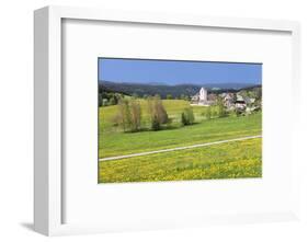 Lenzkirch-Saig, spring, Black Forest, Baden-Wurttemberg, Germany-Markus Lange-Framed Photographic Print