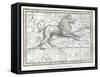 Leo Constellation, Zodiac, 1822-Science Source-Framed Stretched Canvas