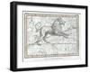 Leo Constellation, Zodiac, 1822-Science Source-Framed Giclee Print