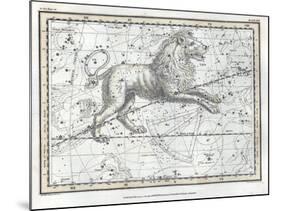 Leo Constellation, Zodiac, 1822-Science Source-Mounted Giclee Print