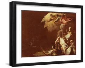 Leo Great Stopped Attila-Luca Giordano-Framed Giclee Print