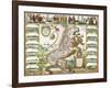 Leo Hollandicus' by Nicolas Visscher.A Map Of Holland-Visscher-Framed Giclee Print