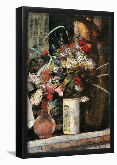 Leo Lesser Ury Blooms Art Print Poster-null-Framed Poster