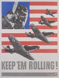 Keep 'Em Rolling! Poster-Leo Lionni-Stretched Canvas