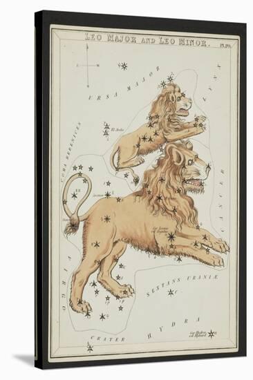 Leo Major and Leo Minor Constellations, 1825-Science Source-Stretched Canvas