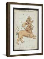 Leo Major and Leo Minor Constellations, 1825-Science Source-Framed Giclee Print